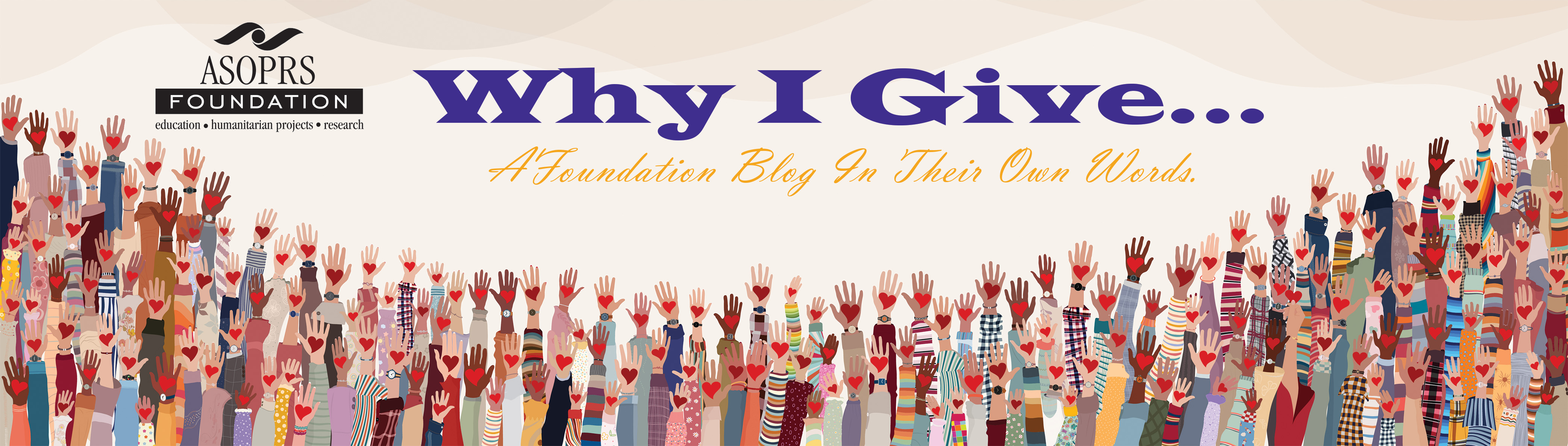 Why I Give  Blog